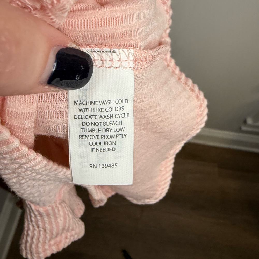 The Southern Shirt Company Pink Ribbed Romper - Picture 7 of 8